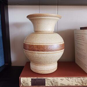 MCM Stoneware Vase Pottery Craft USA